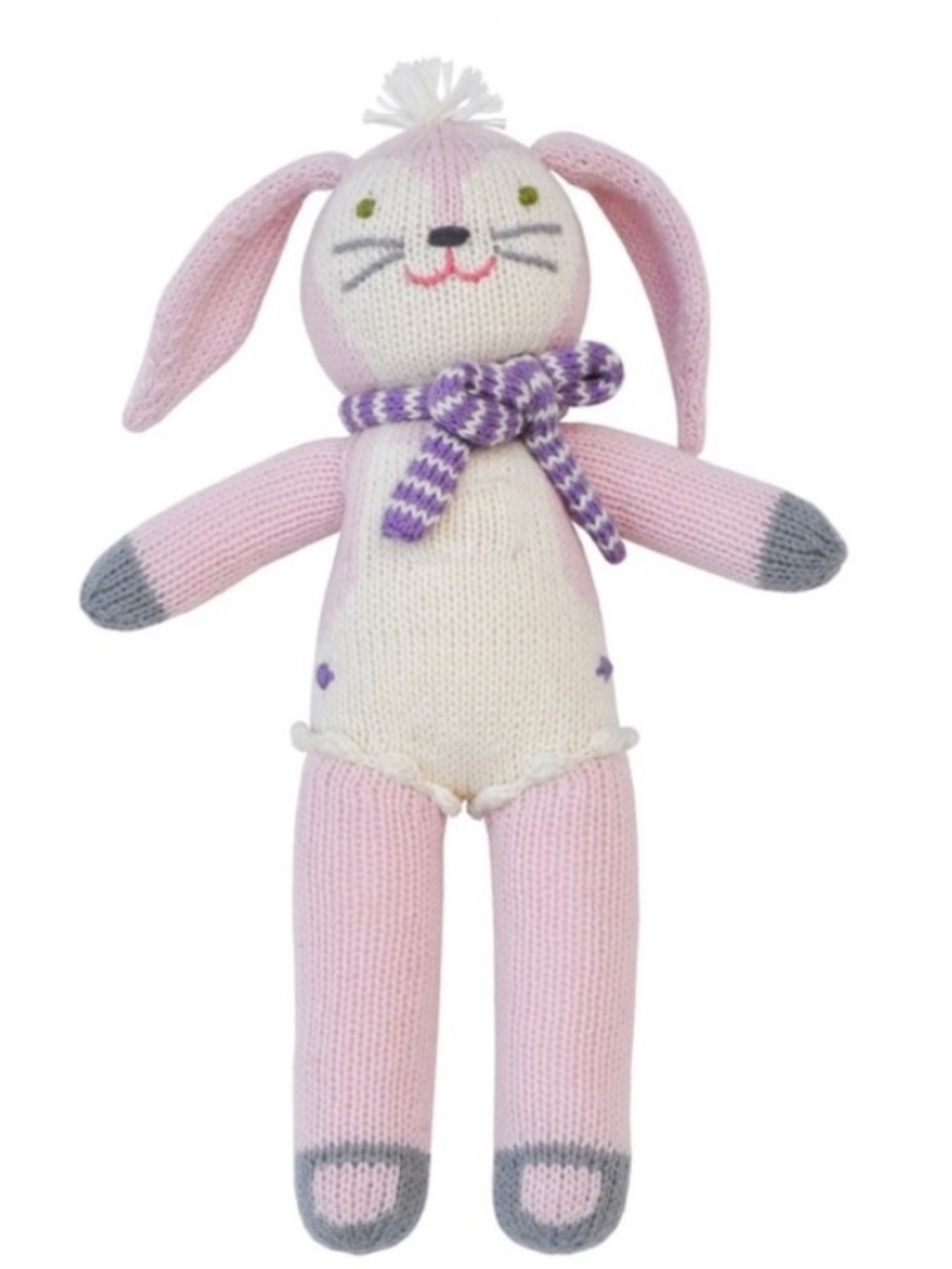Blabla Fleur The Bunny Hand Knit Doll 12”